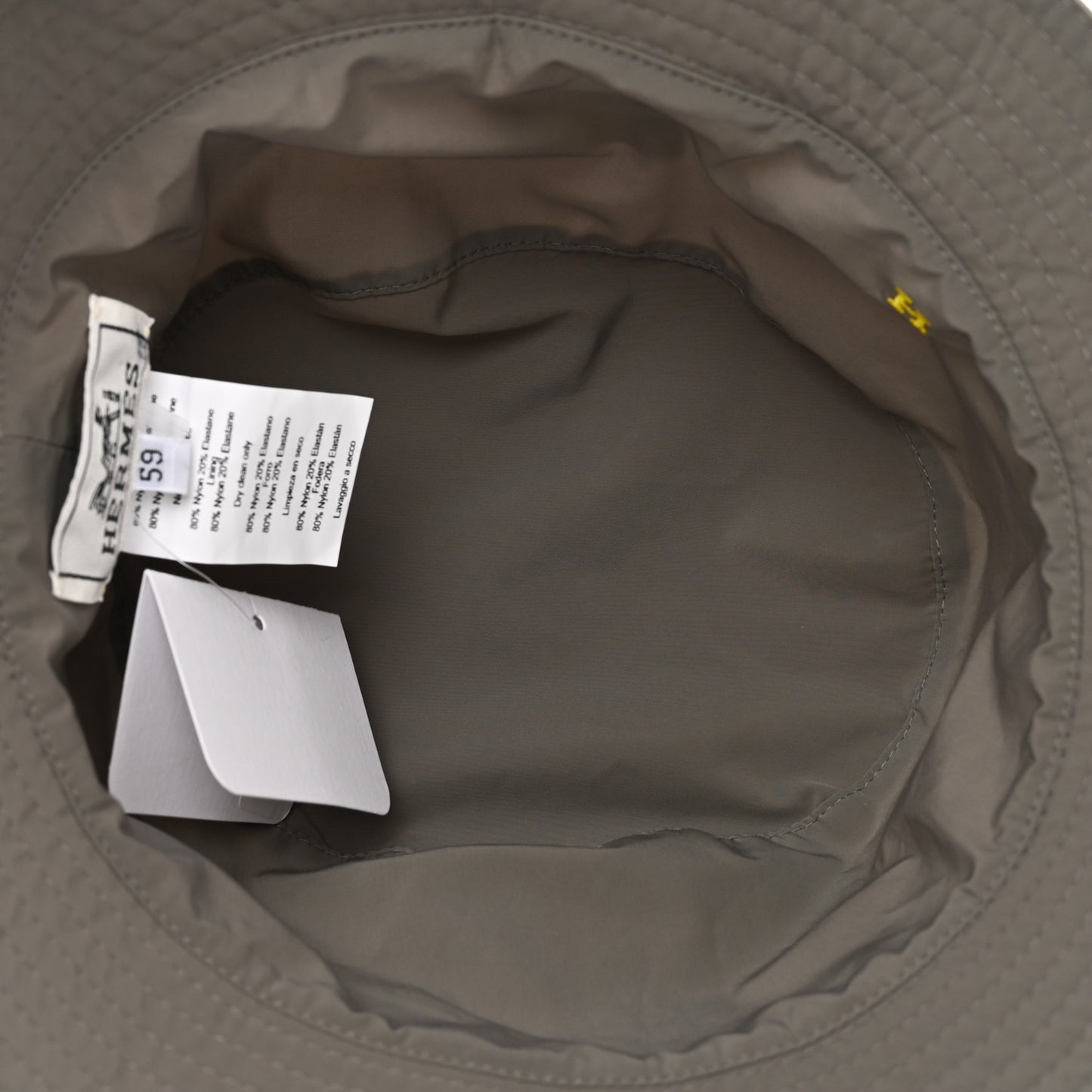 Technical Canvas Mens Ethan Bucket Hat 59 Vapeur Soufre Gravier