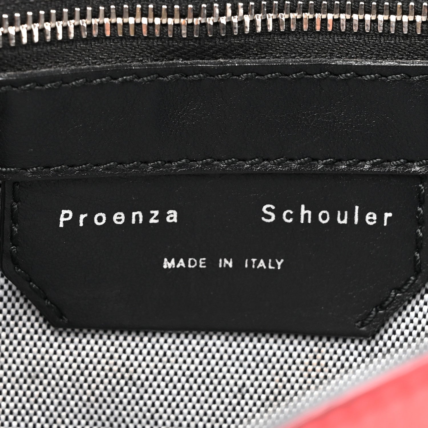 Proenza Schouler Grainy Calfskin Tiny PS1 Satchel Geranium 6 of 14