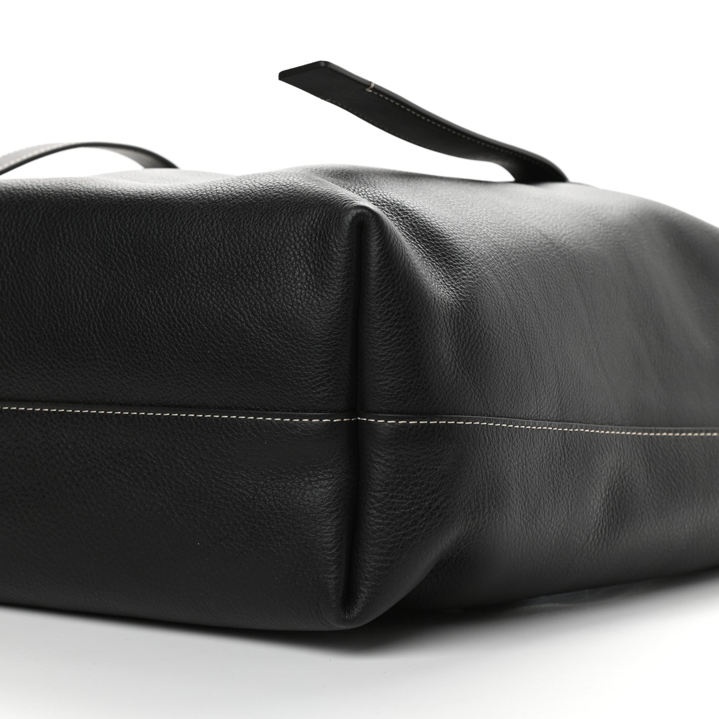 Small Grain Smooth Calfskin Medium Darryl Tote Black