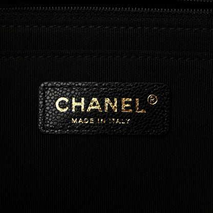 Chanel Caviar Quilted XXL Travel Flap Bag Black 6 of 11