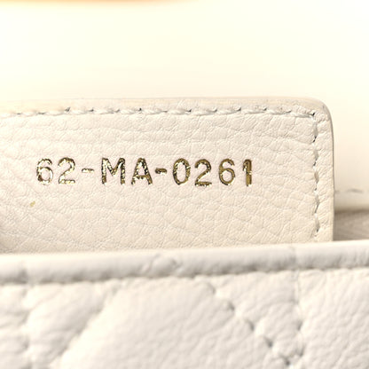 Christian Dior Lambskin Cannage Small Caro Bag Ivory 7 of 11