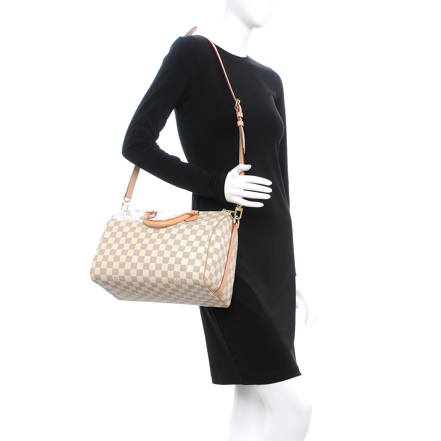 Louis Vuitton Damier Azur Speedy Bandouliere 30 2 of 10