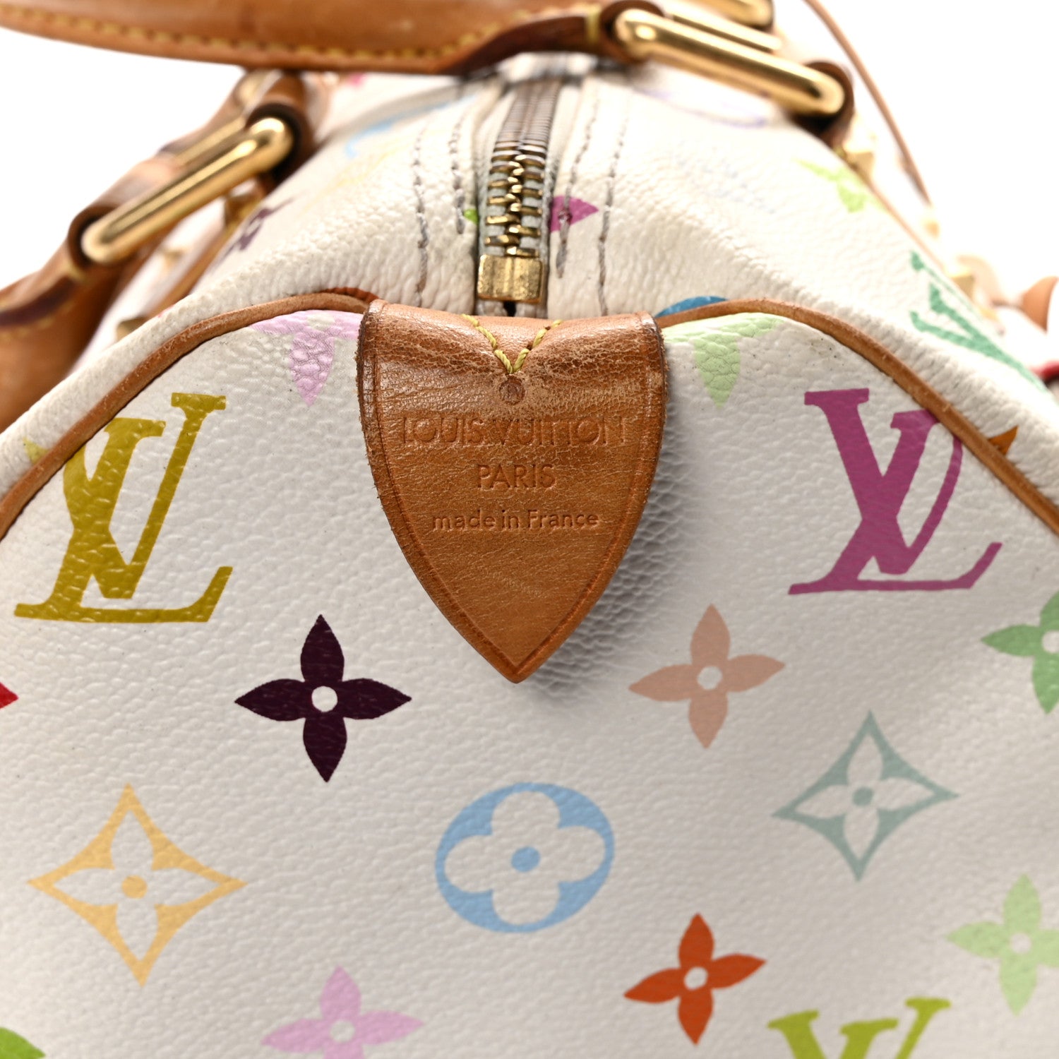 Louis Vuitton Monogram Multicolor Speedy 30 White 6 of 9