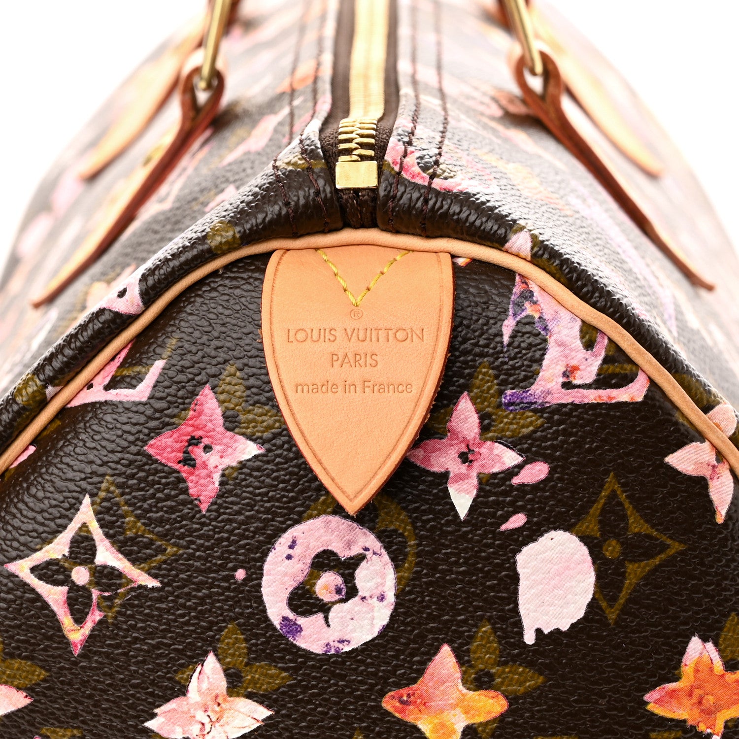 Louis Vuitton Watercolor Aquarelle Speedy 35 Brown 6 of 10