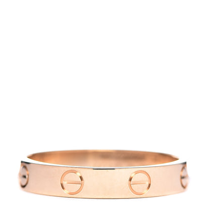 Cartier 18K Pink Gold 3.5mm LOVE Wedding Band Ring 58 8.25 3 of 5