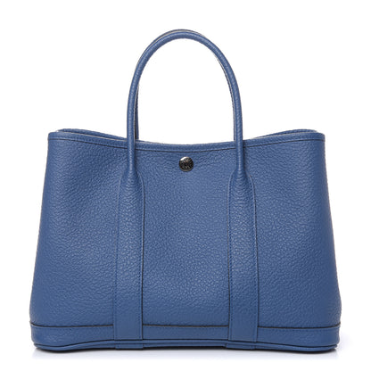 Hermes Vache Country Garden Party TPM 30 Bleu Agate 1 of 9