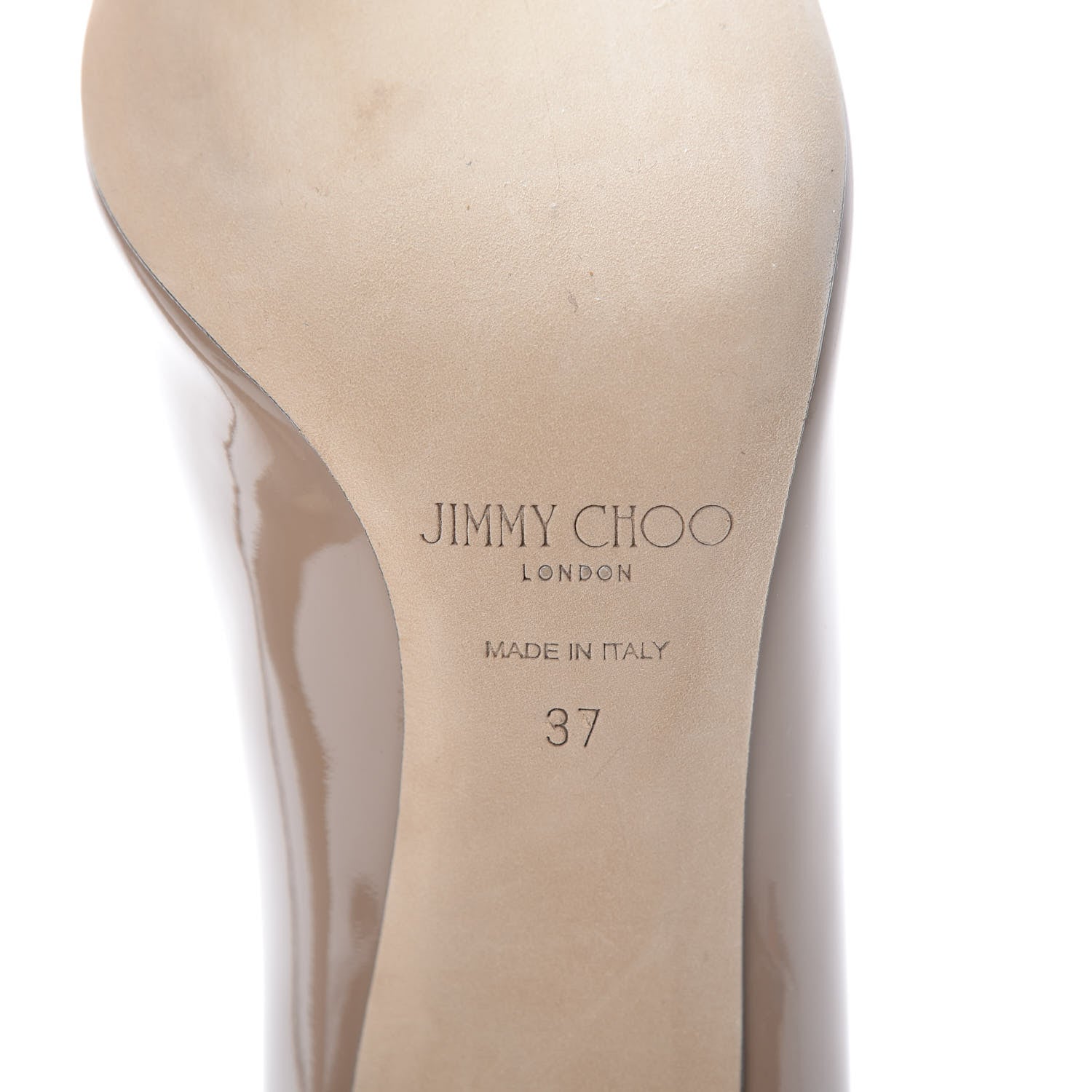 Jimmy Choo Patent Lilac 100 37 Nude 7 of 8