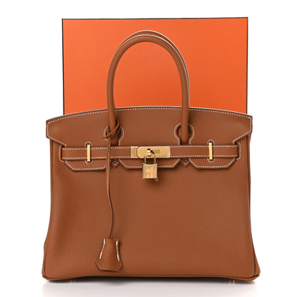 Hermes Togo Birkin 30 Gold 10 of 10
