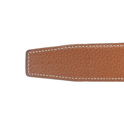 Hermes Box Togo 32mm H Belt 90 Black Gold 3 of 7