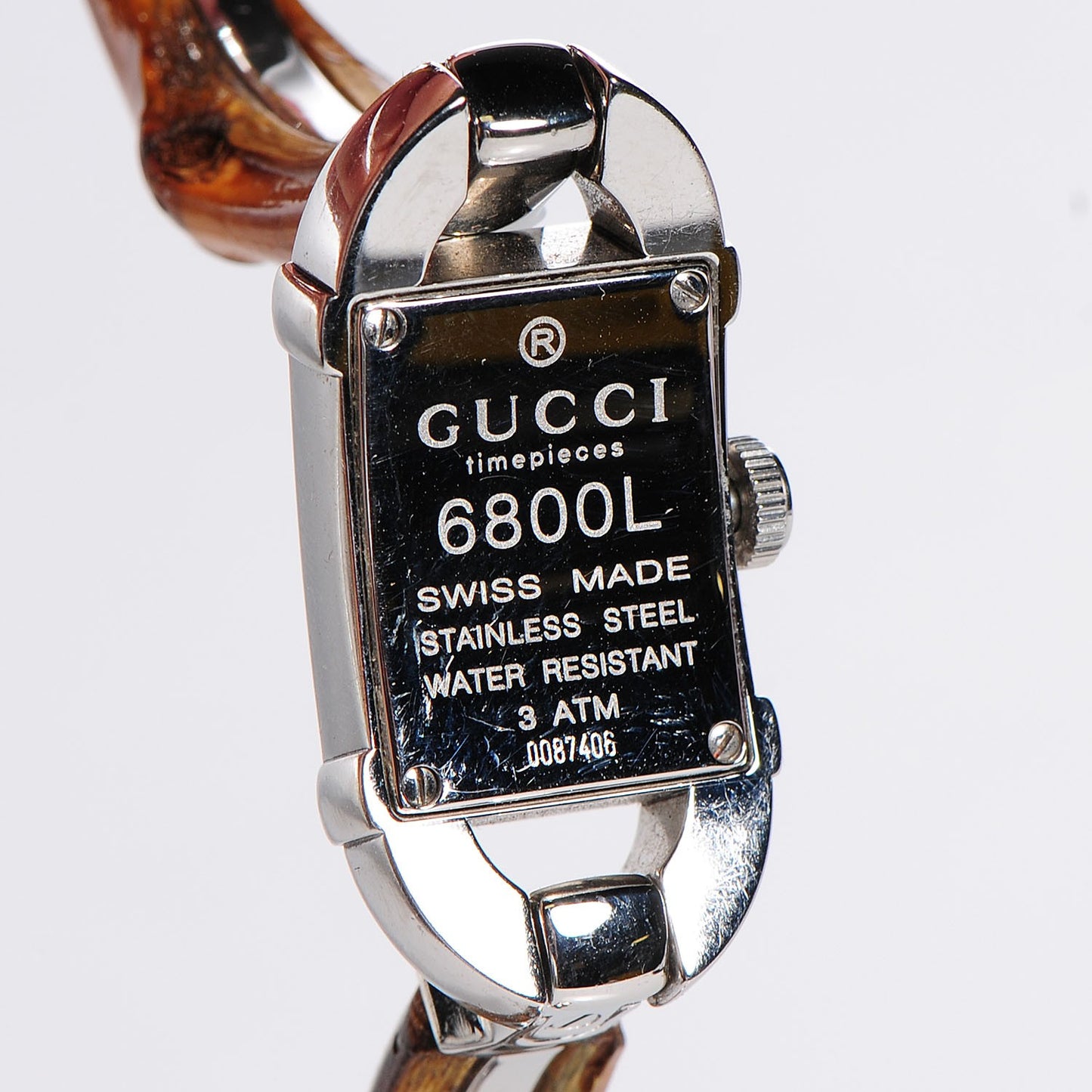 Stainless Steel Bamboo 16mm 6800L Quartz Watch