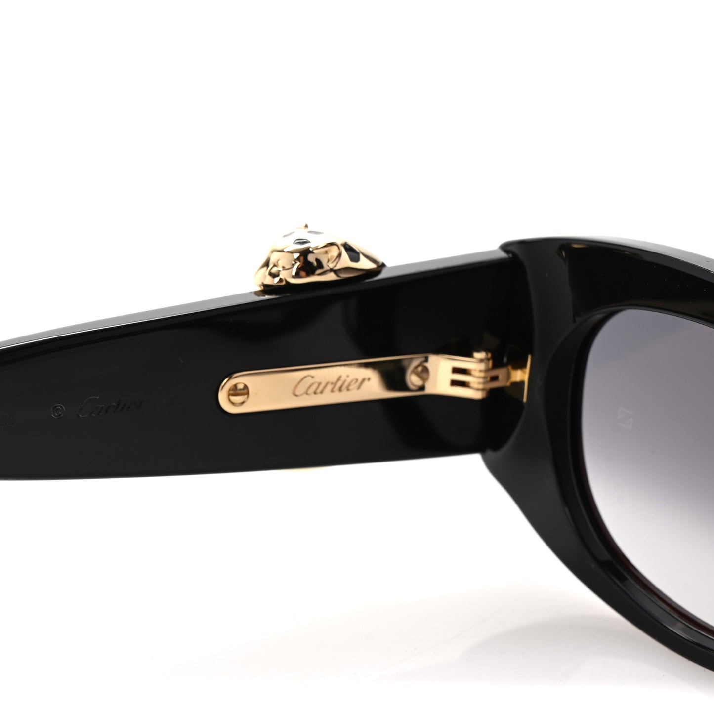 Acetate Panthere C-Logo Sunglasses CT0472S Black