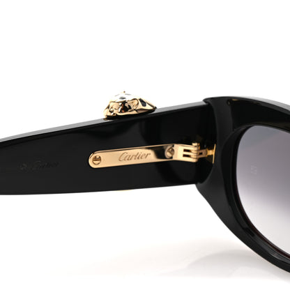 Cartier Acetate Panthere C-Logo Sunglasses CT0472S Black 5 of 7