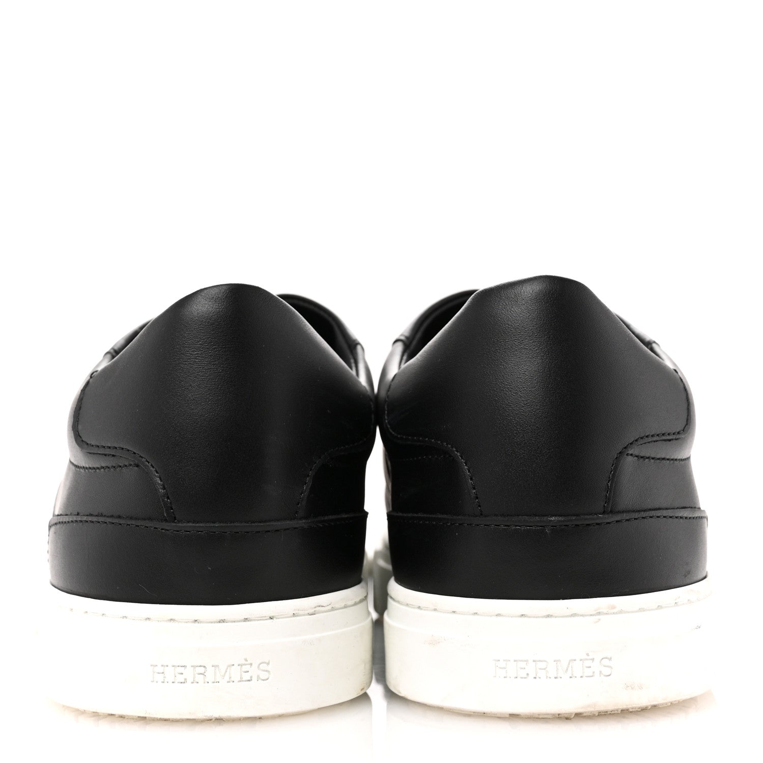 Hermes Calfskin Mens Day Sneakers 40 Black 6 of 13
