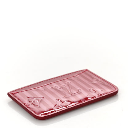 Louis Vuitton Vernis Rayures Mirror Case Pomme D'Amour 5 of 7