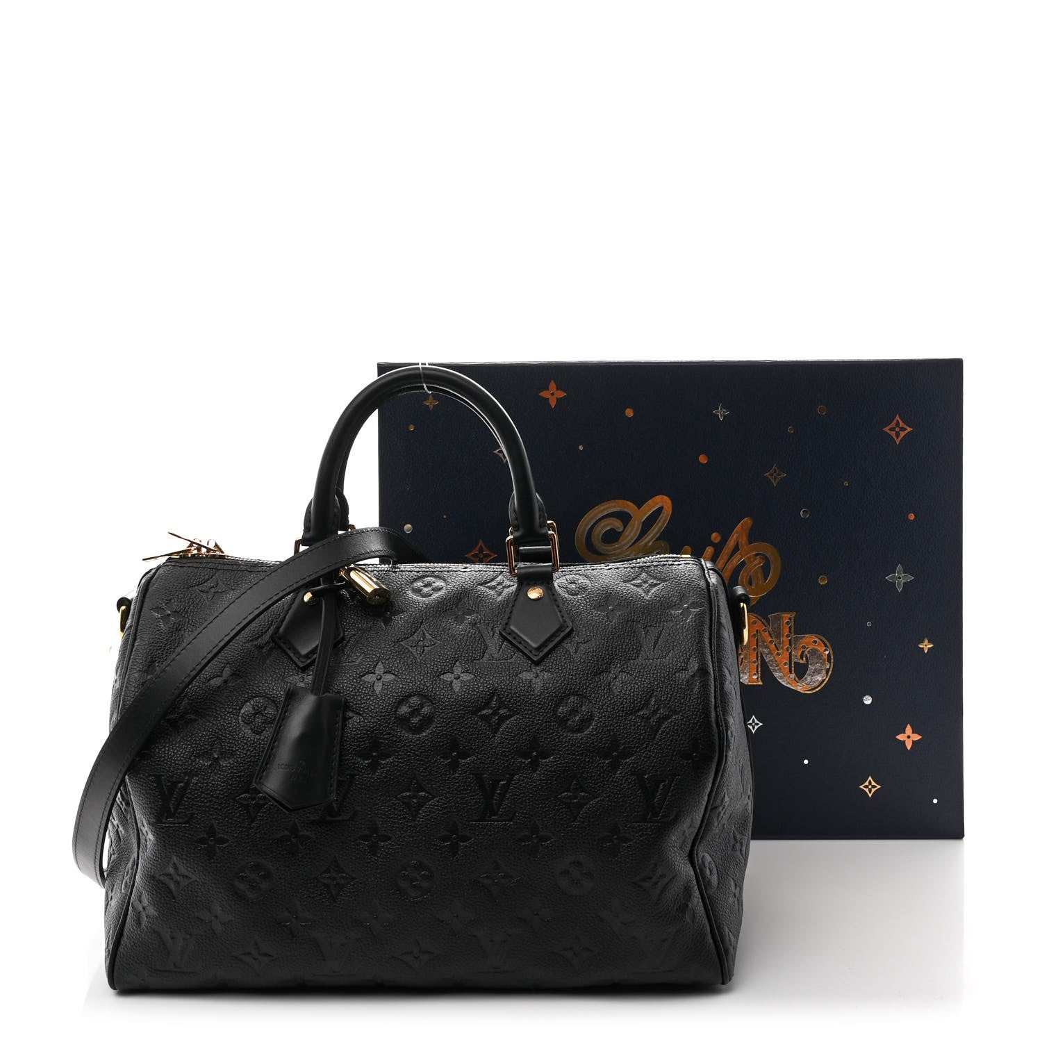 Louis Vuitton Empreinte Monogram Speedy Soft 30 Black 10 of 10