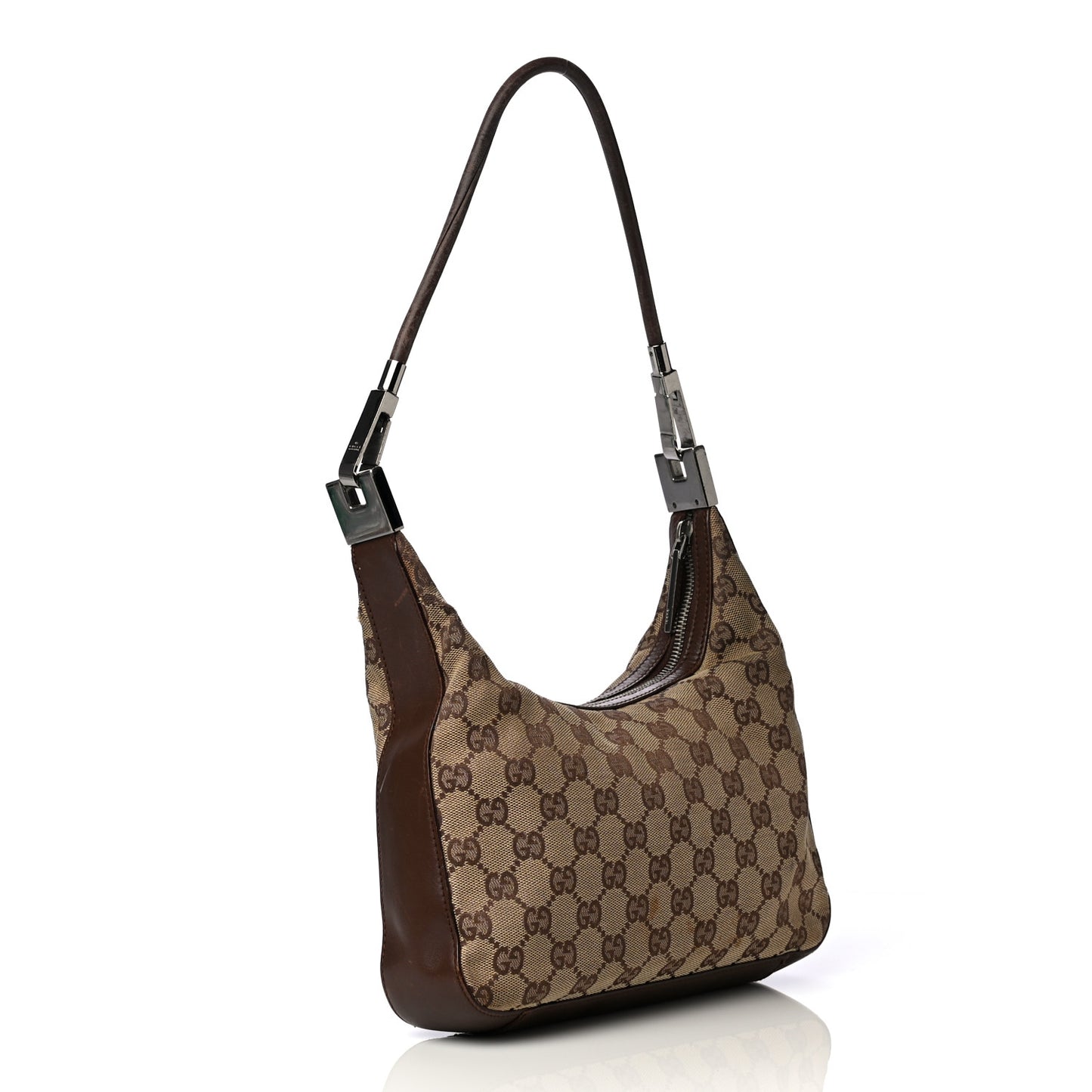 Monogram GG Small Clasp Hobo Brown