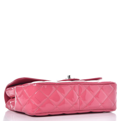 Chanel Patent Quilted Large Coco Shine Flap Pink 4 of 11