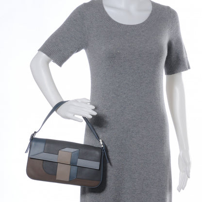 Fendi Vitello 3D Color Block Baguette 2 of 10