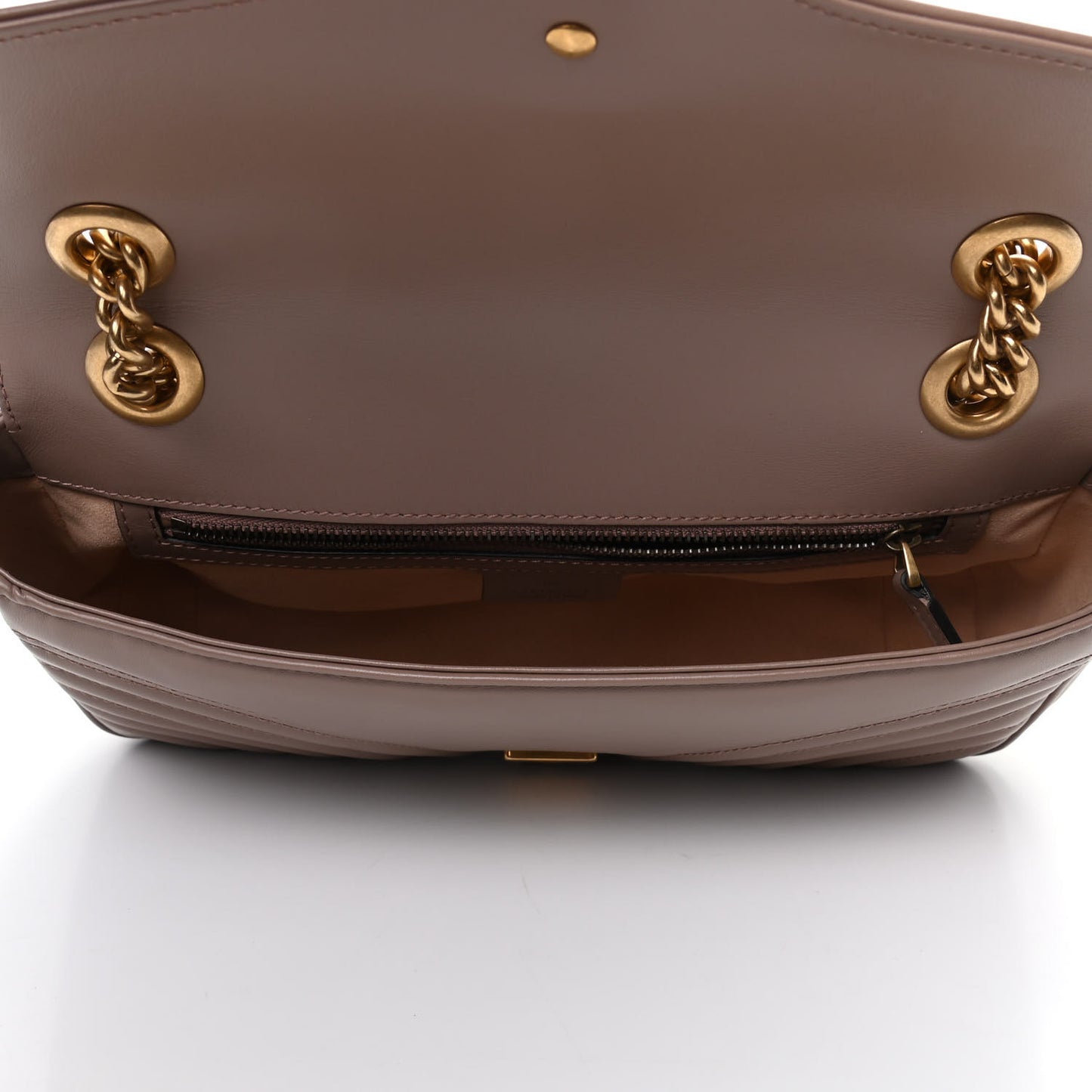 Calfskin Matelasse Small GG Marmont Shoulder Bag Porcelain Rose
