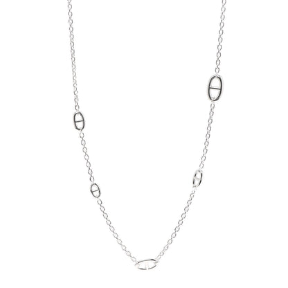 Hermes Sterling Silver Farandole Necklace 120 1 of 5