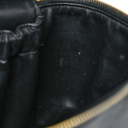 Chanel Lambskin Vanity Cosmetic Case Black 13 of 20