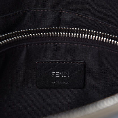 Fendi Vitello Dolce Monster Eyes Inlay Studded Medium By The Way Boston Bag Grigio Perla Nuvola Multicolor 8 of 10