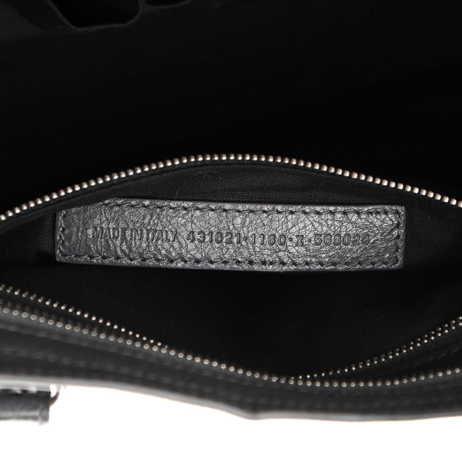 Balenciaga Agneau Classic Silver Hardware S City Logo Strap Gris Fossile White 7 of 10