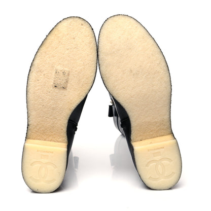 Chanel Calfskin CC Turnlock High Boots 39 Black 5 of 8