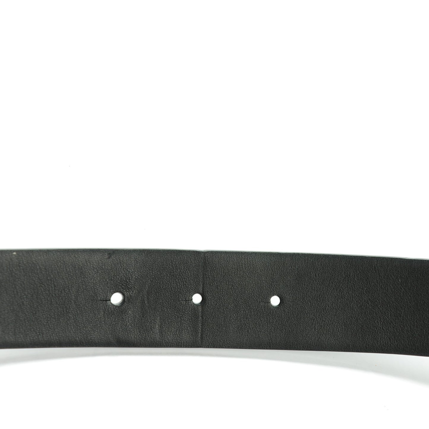 Calfskin CC Reversible Skinny Belt 95 38 Black Navy