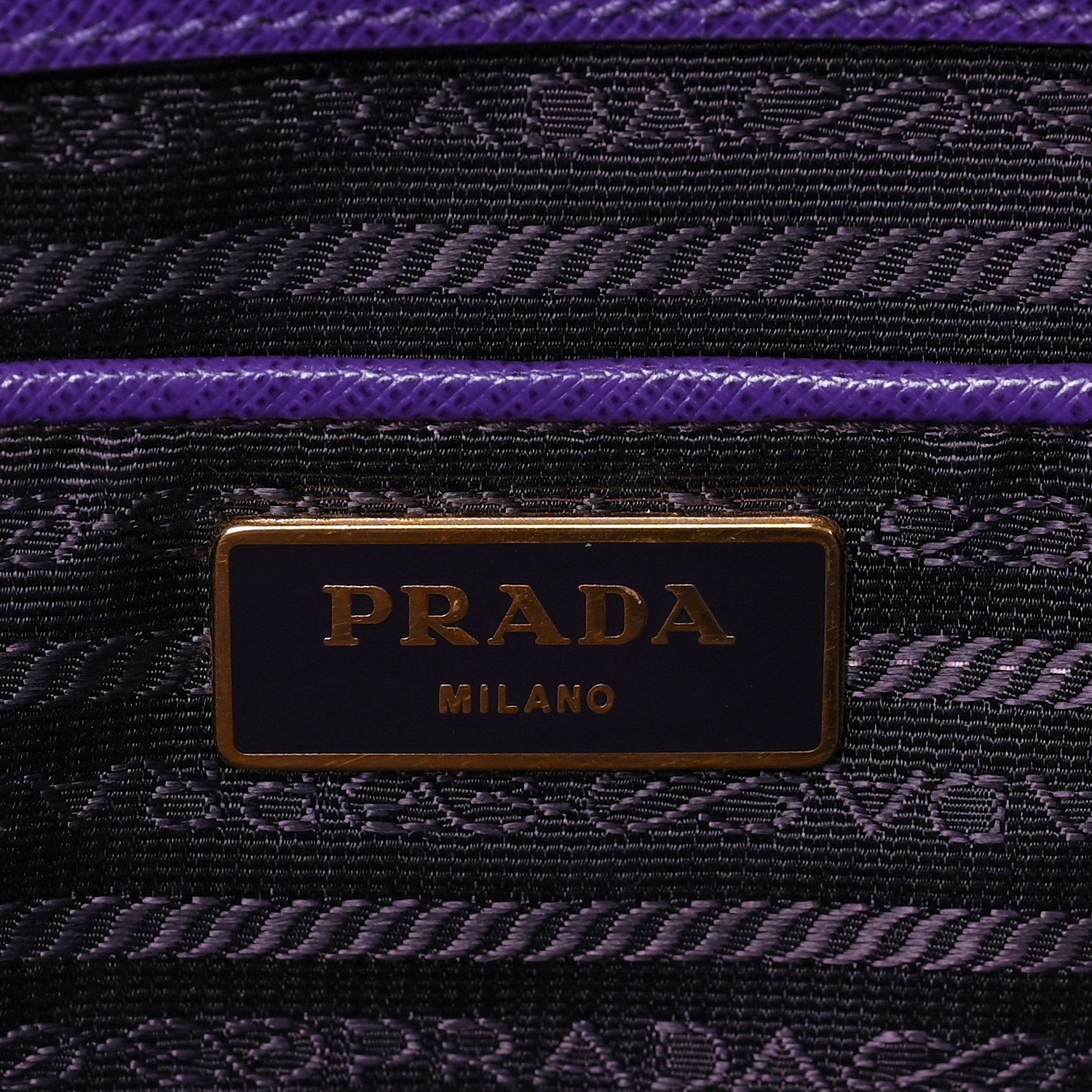 Prada Saffiano Medium Galleria Double Zip Tote Viola 6 of 8