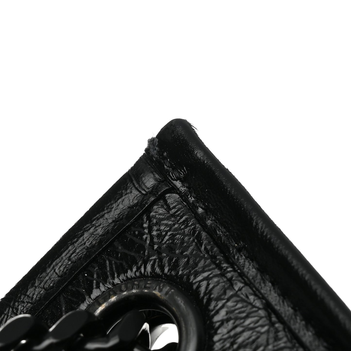 Crinkled Calfskin Matelasse Monogram Medium Niki Shopper Tote Black
