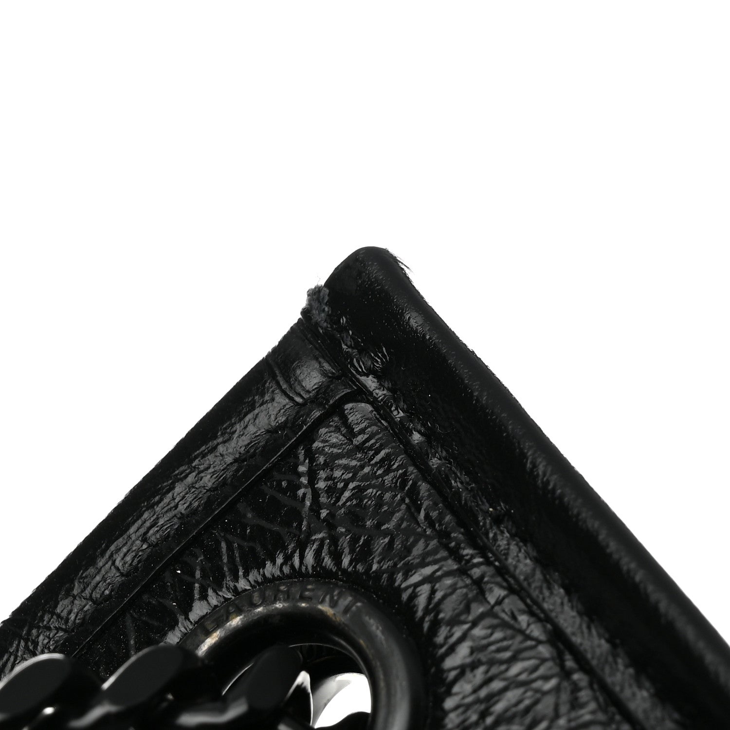 Saint Laurent Crinkled Calfskin Matelasse Monogram Medium Niki Shopper Tote Black 12 of 12
