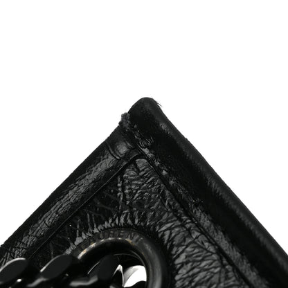 Saint Laurent Crinkled Calfskin Matelasse Monogram Medium Niki Shopper Tote Black 12 of 12