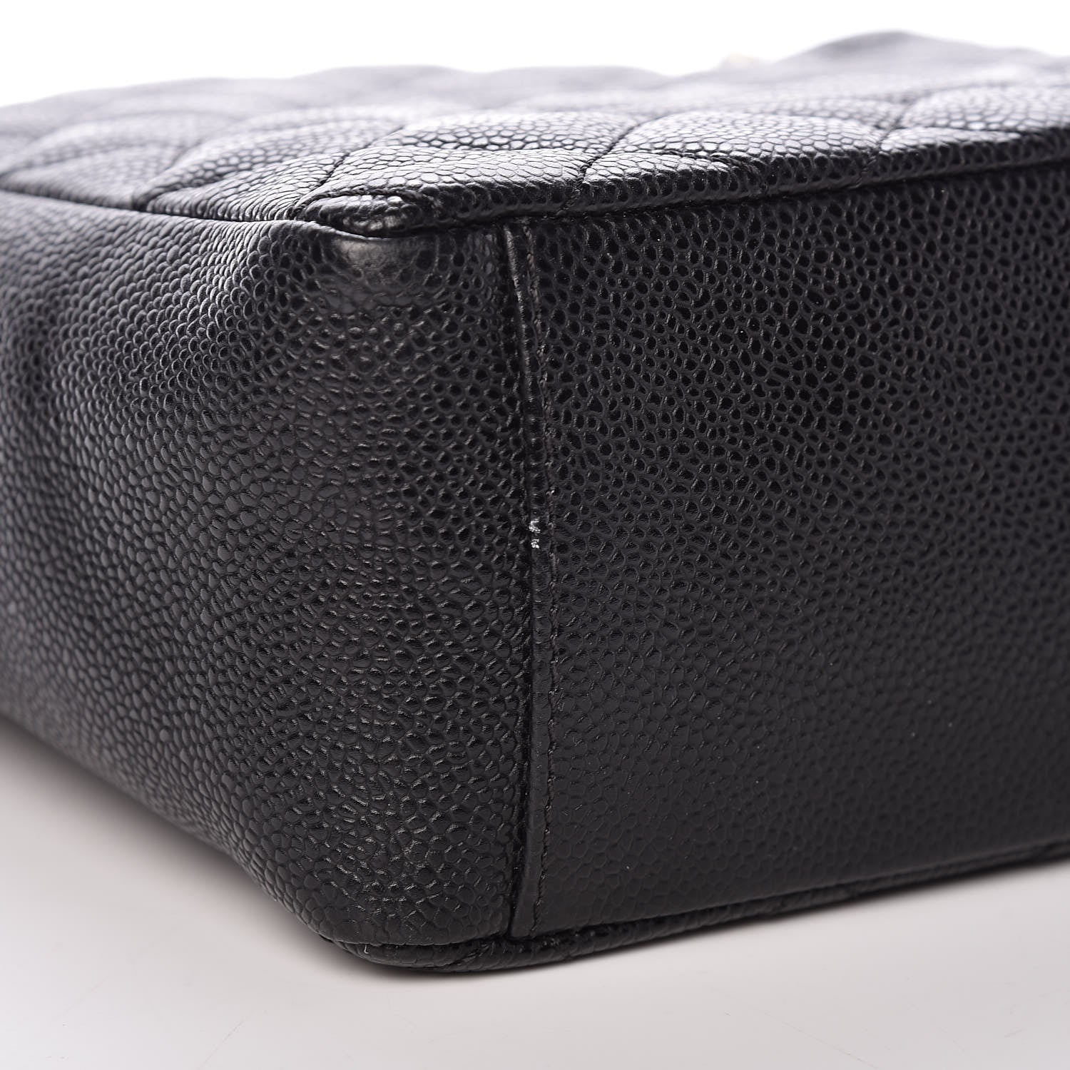 Chanel Caviar Quilted Petit Shopping Tote PST Black 7 of 10