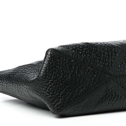 Burberry Heritage Grain Check Embossed Medium Dewsbury Tote Black 7 of 9