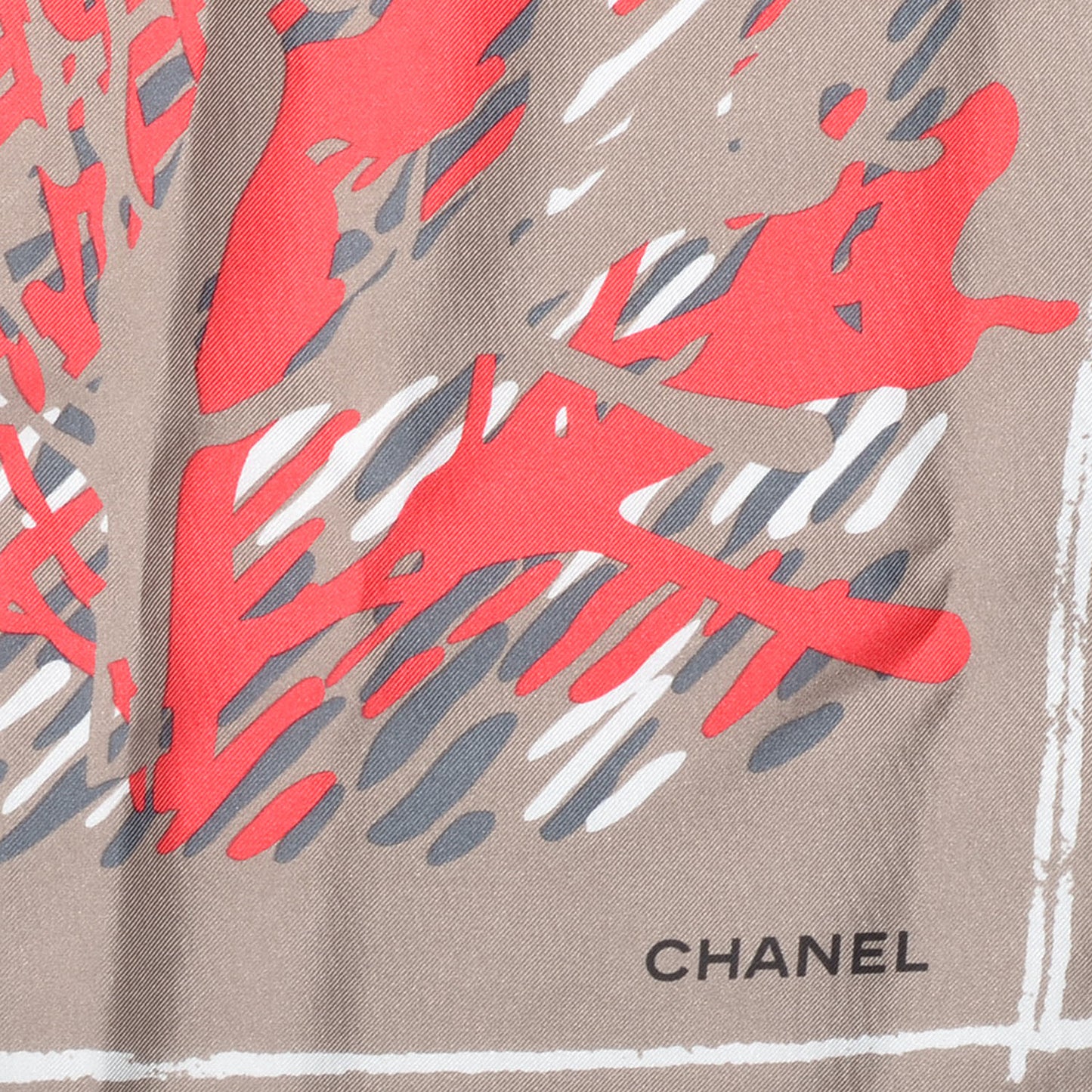 Silk CC Square Scarf