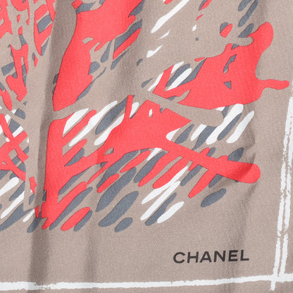 Chanel Silk CC Square Scarf 3 of 5