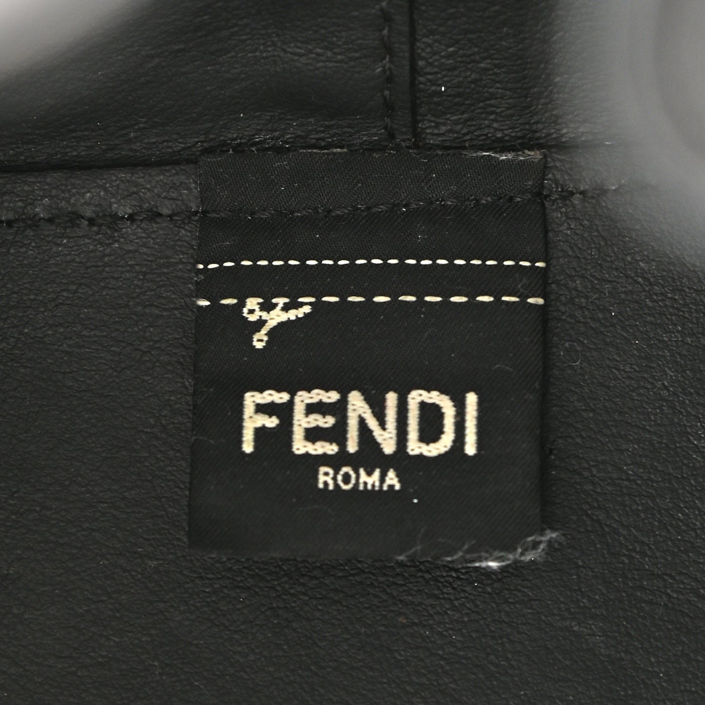TPU FF Vitello Grace F is Fendi Grande Mon Tresor Bucket Bag Black
