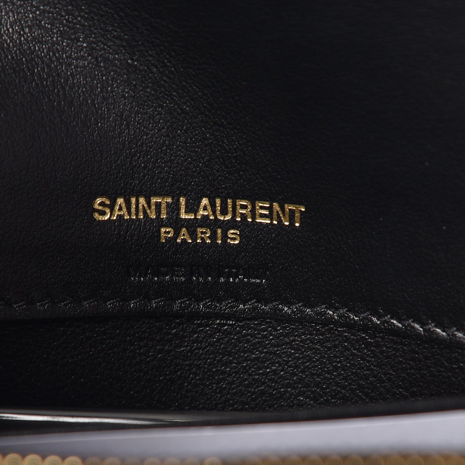 Saint Laurent Smooth Calfskin Monogram Kate Belt Bag Black 6 of 9