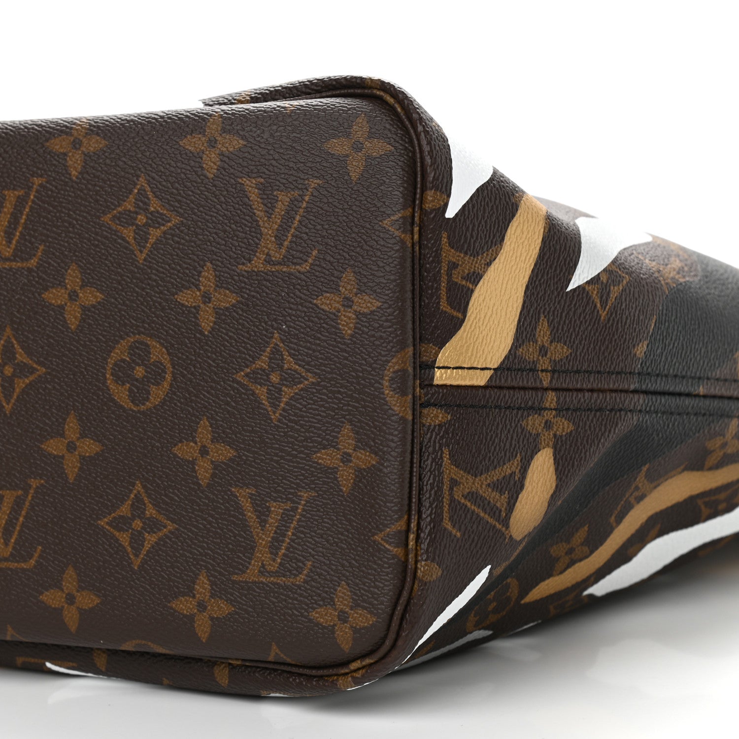 Louis Vuitton X LOL Monogram Neverfull MM Gold Silver 10 of 10