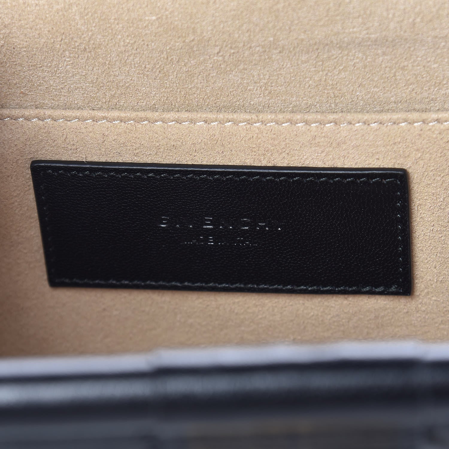 Givenchy Goatskin Quilted Medium Gem Bag Black 8 of 8