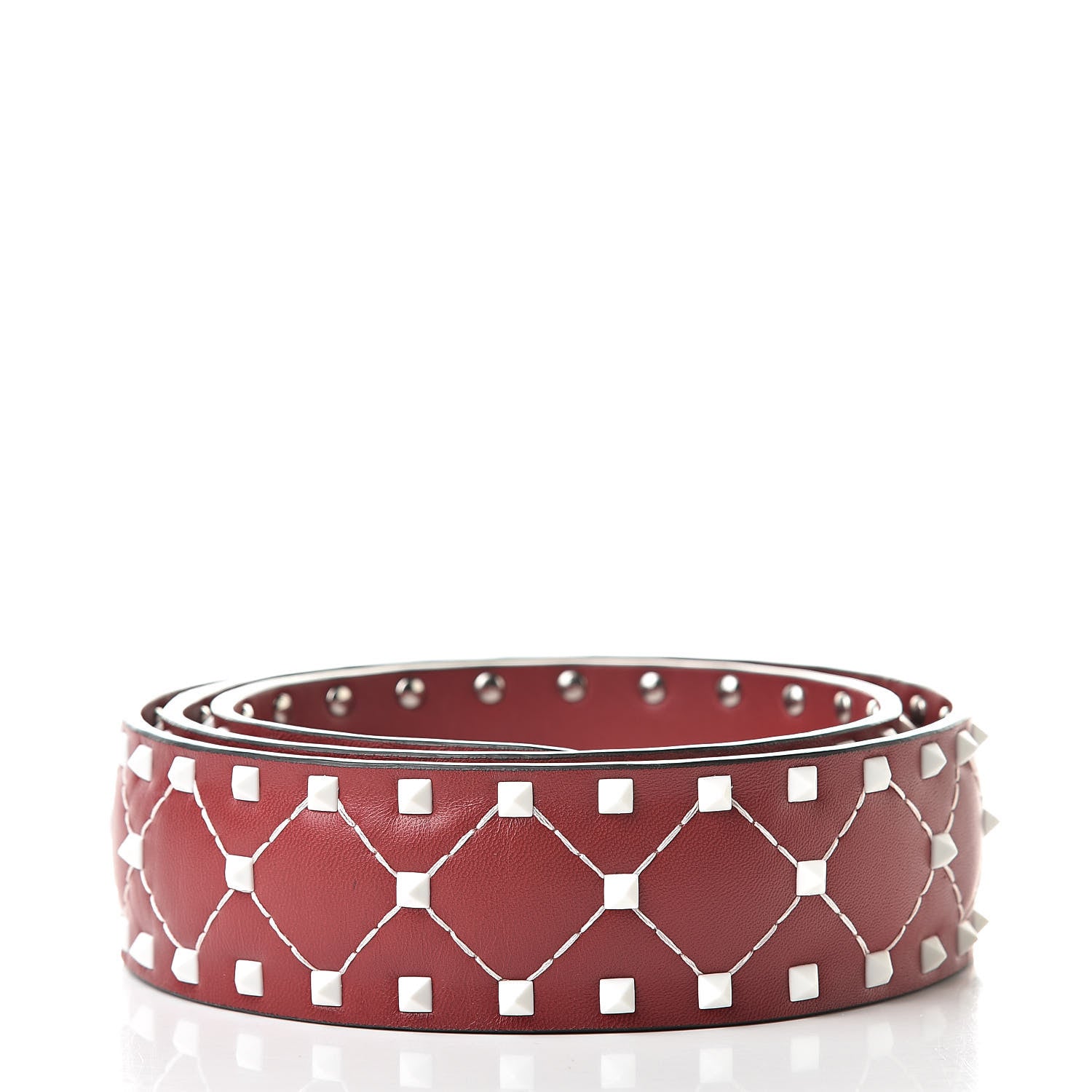 Valentino Garavani Lambskin Free Rockstud Spike Shoulder Strap Rosso Valentino 2 of 6