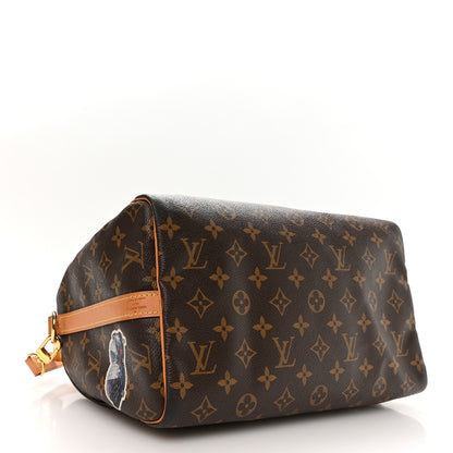 Louis Vuitton Monogram World Tour Speedy Bandouliere 30 4 of 15