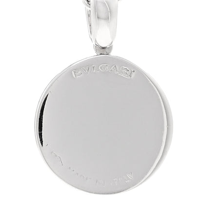 Bulgari 18K White Gold Diamond BVLGARI BVLGARI Pave Pendant Necklace 4 of 4