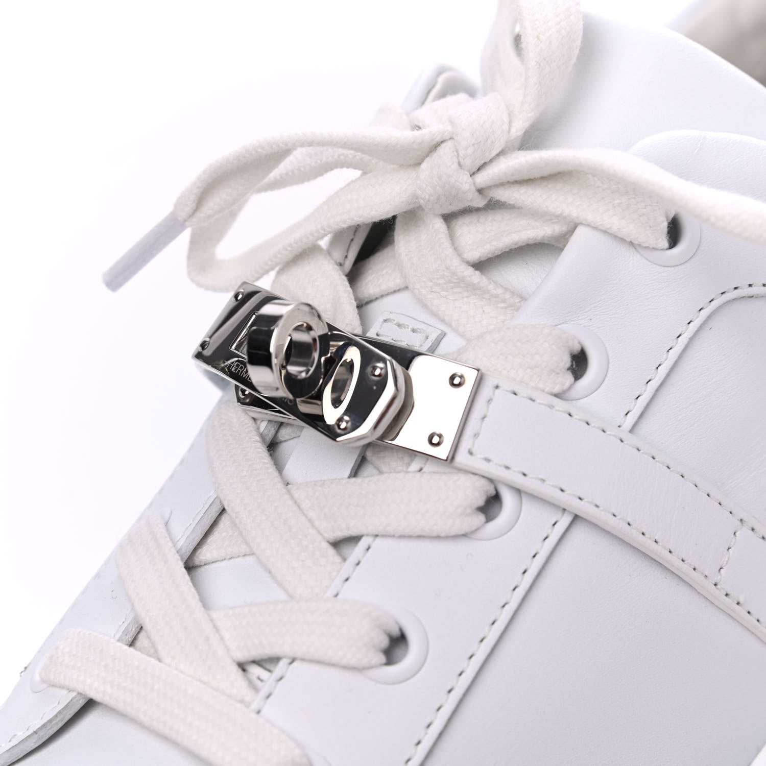 Hermes Calfskin Day Sneakers 37 White 12 of 18