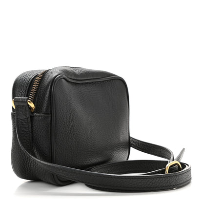 Gucci Pebbled Calfskin Mini Soho Disco Bag Black 3 of 11