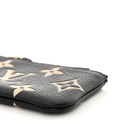 Louis Vuitton Empreinte Monogram Giant Key Pouch Black Beige 9 of 10