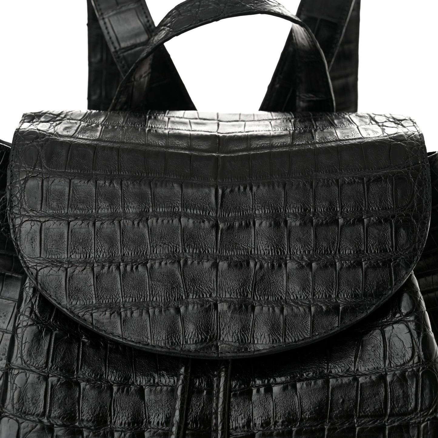 Crocodile Backpack Black