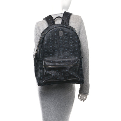 MCM Visetos Large Stark Backpack Black 2 of 9