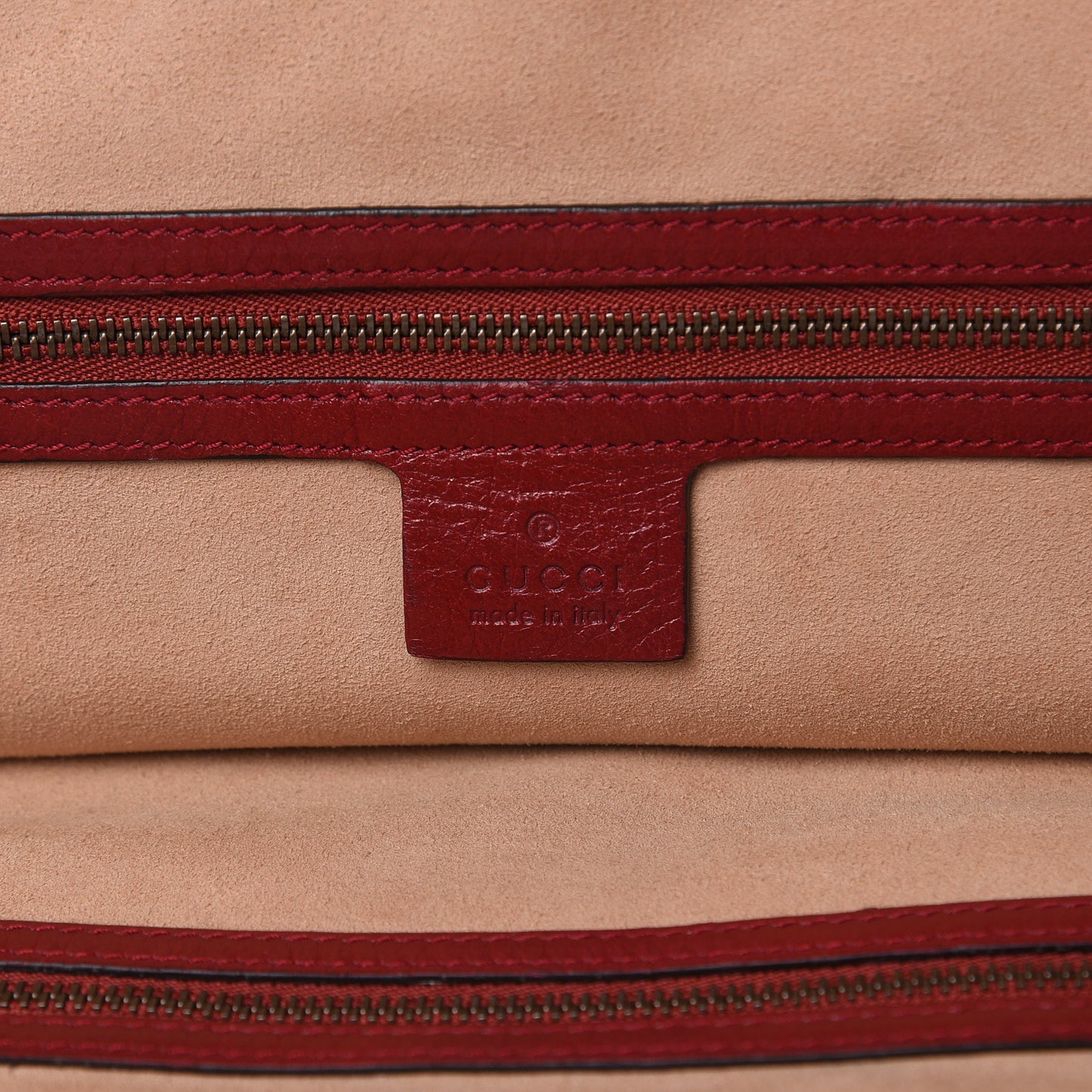 Calfskin Large Re(Belle) Top Handle Bag Red